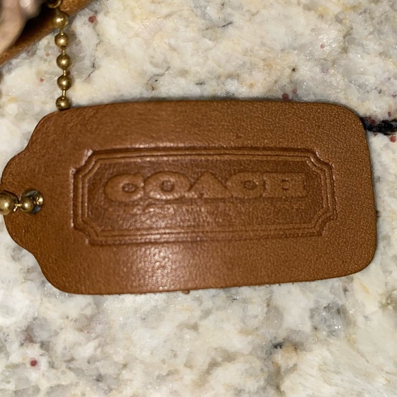 Vintage COACH Swagger British Tan Leather New York City Crossbody Shoulder Bag - Picture 6 of 16